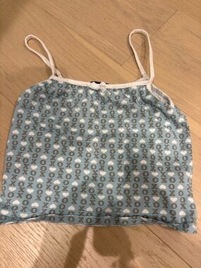 Women’s MOTEL cropped tank with XO detail size XS